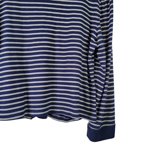 Chico's Women's Sailor Ponte Nautical Theme Cardigan Blazer Navy Blue Size L (2) - Picture 10 of 11